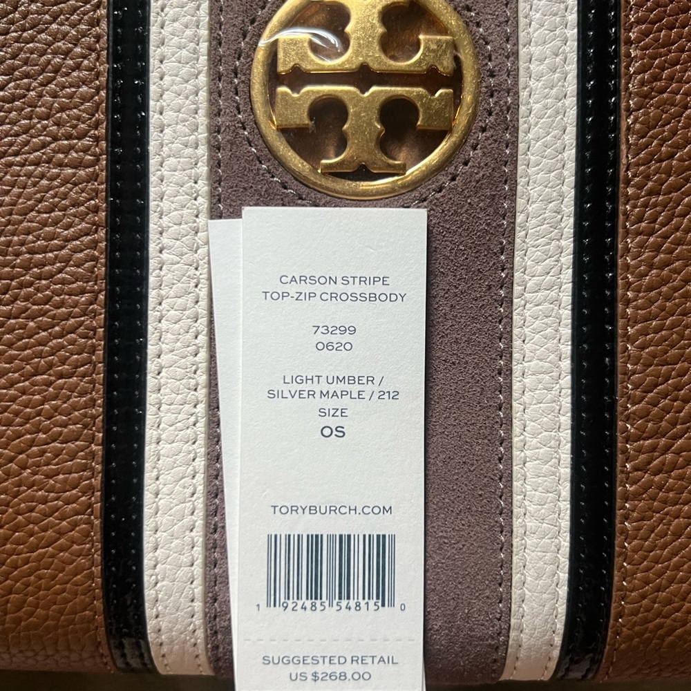 New! Tory Burch Carson stripe crossbody - Picture 5 of 5